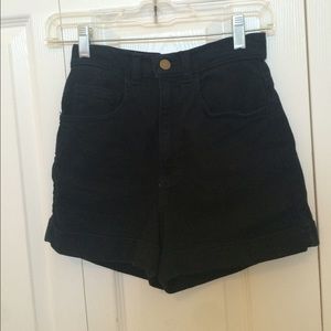 American Apparel high waisted shorts