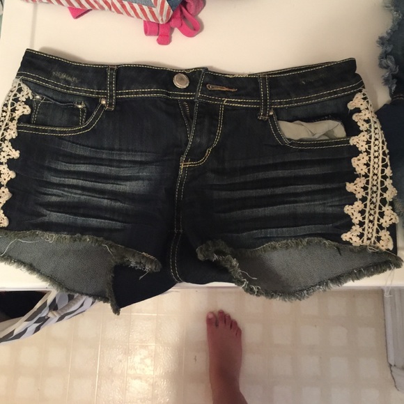 Short lace shirts!!