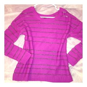 Oversized Purple Sweater