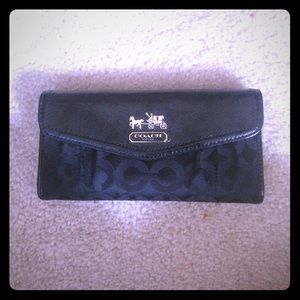 Black Coach Wallet