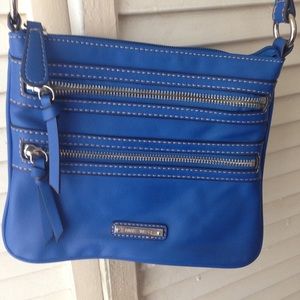 Nine West cobalt blue cross-body purse.