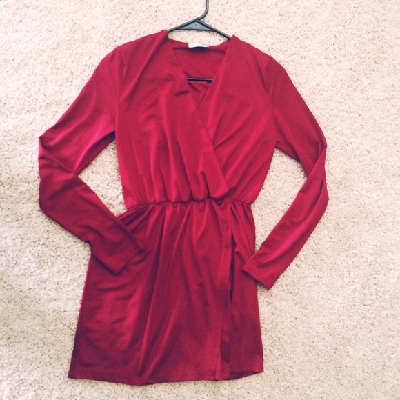 Sexy red dress