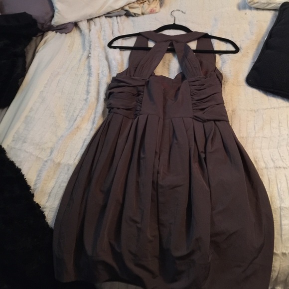 Olive/grey dress - Picture 2 of 3