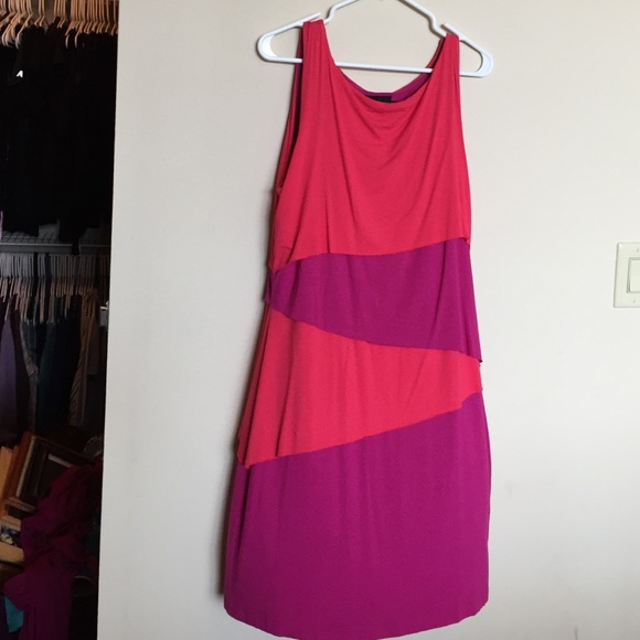 Cynthia Rowley layered multi color dress