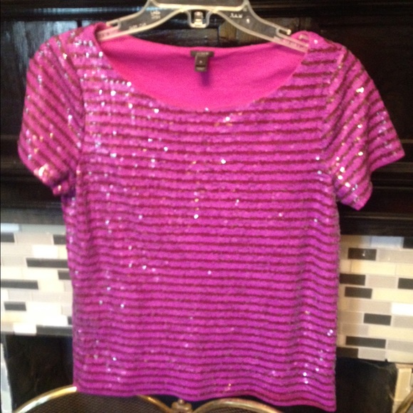 J. Crew sequin stripe shirt - Picture 4 of 4