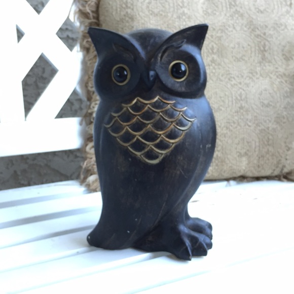 Cute wooden owl