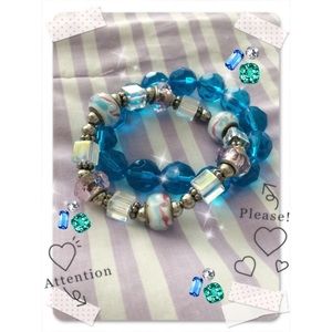 Cute bracelets 💙💗💫💫