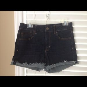 Dark Wash American Eagle Jean Shorts