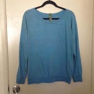 Long Sleeve Blue Top