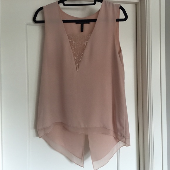 BCBG blush blouse/tank