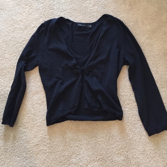 Black cropped Cardigan from The Limited.