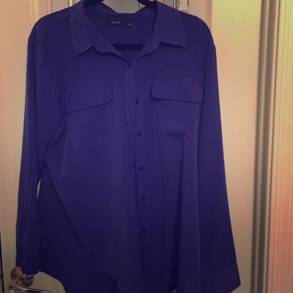 Purple Button Down