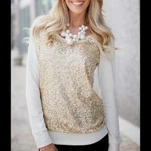 Cute sequin top