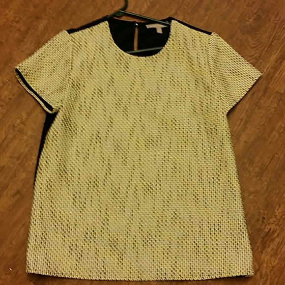 Banana republic tweed blouse