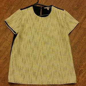 Banana republic tweed blouse