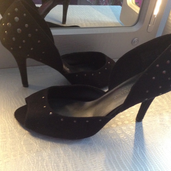 black heels