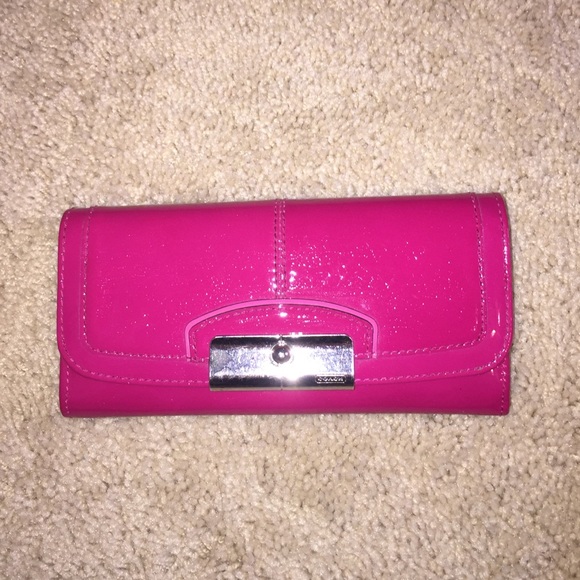 Leather Coach wallet