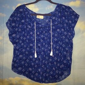 Blue Hollister shirt