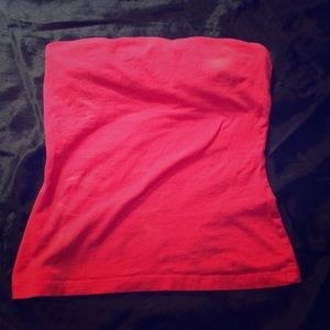 Hot pink tube top