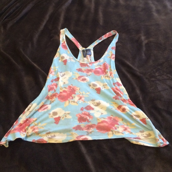 Open back tank top