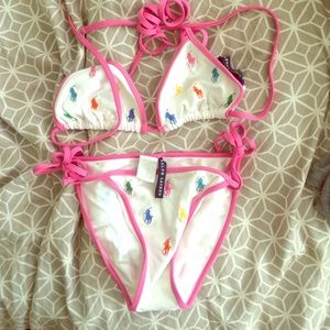 Polo Ralph Lauren pink bikini (dry cleaned)