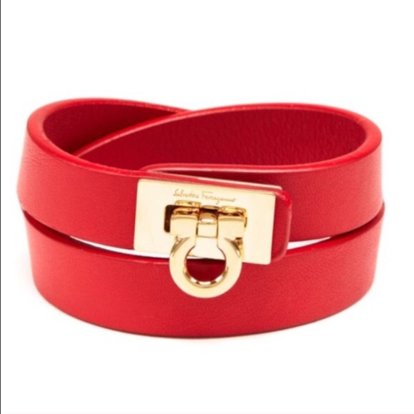 Red Salvatore Ferragamo Bracelet