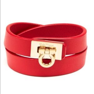 Red Salvatore Ferragamo Bracelet
