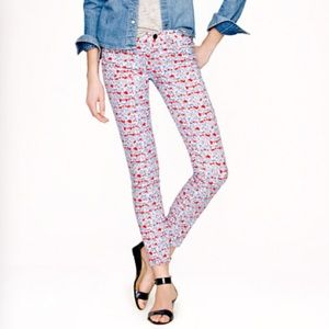 J.Crew Liberty Toothpick Jean, Matilda Tulip Flora