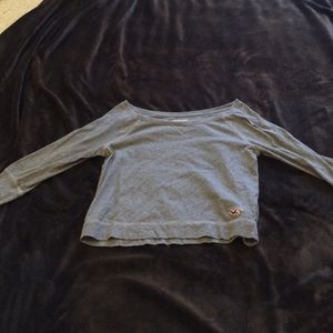 Long sleeve crop top