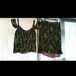 Nanette Lepore outfit, sexy cold shoulder, with