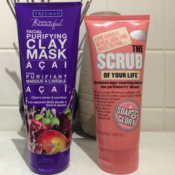 Face Mask & Body Cleanser Exfoliant Bundle