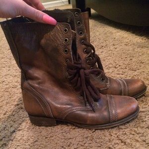 Steve Madden combat boots