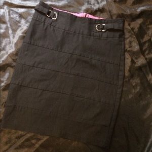 Black pencil skirt