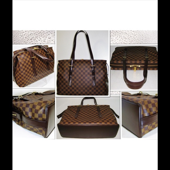 Louis Vuitton Chelsea Damier Shoulder Tote Bag - Picture 4 of 4
