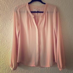 Sheer LOFT blouse