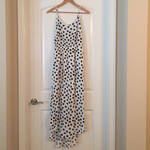 Polka Dot Maxi Dress