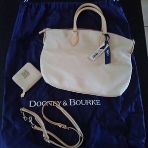 Dooney and Bourke large Satchel purse and wallet