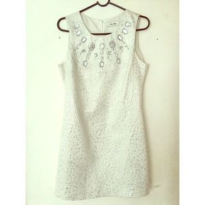 Elegant party dress with gem detail