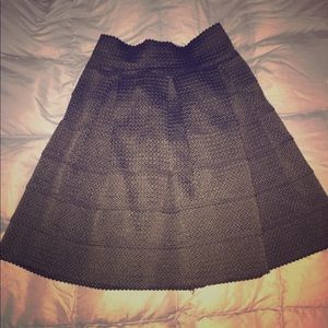 Black full bandage skirt