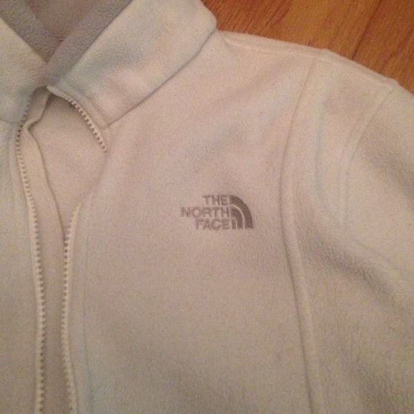 White North Face jacket