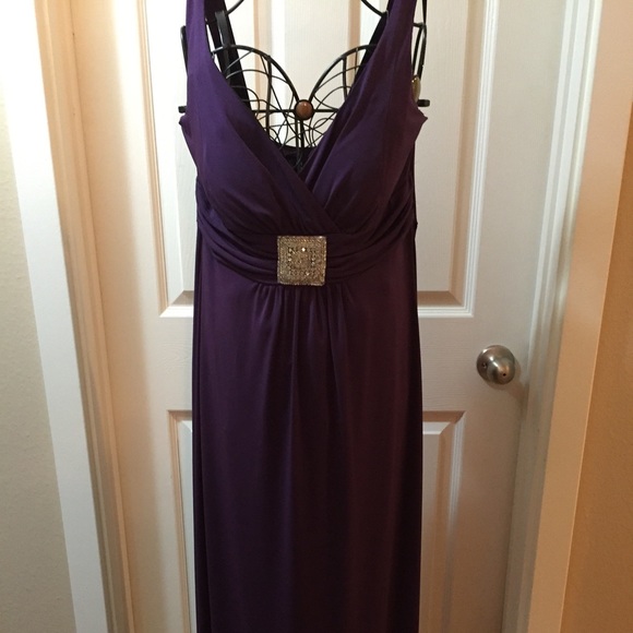 Purple - silver accent at waist, built in bra 💜