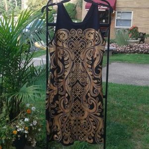 Forever 21 Black and gold dress