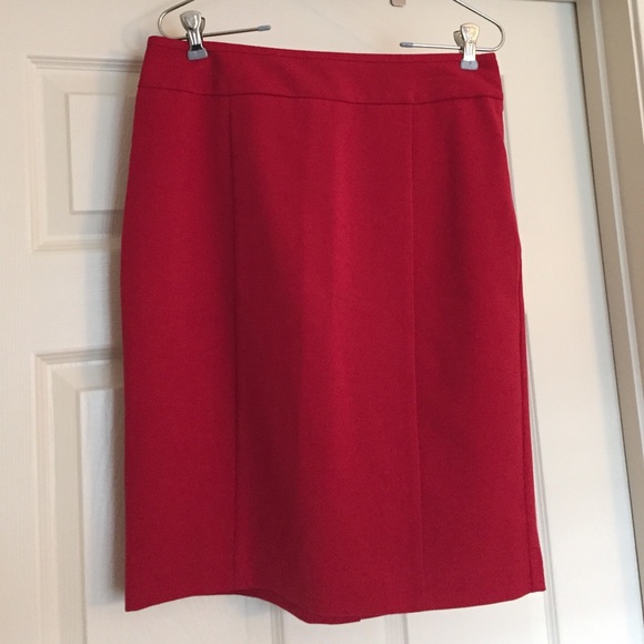 Red Pencil Skirt NWT