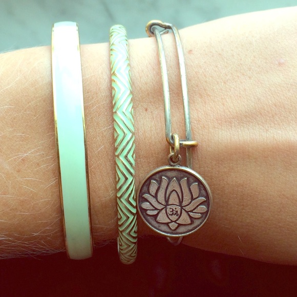 J. Crew enamel bangle bracelets