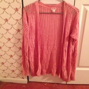Pink Cardigan NWOT