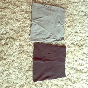 Light and dark grey pencil skirts. Light-M dark-S