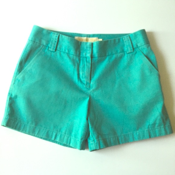 J. Crew faded Aqua chino shorts: size 6