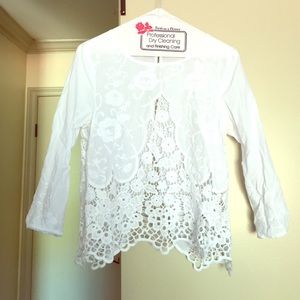 Kimchi blue embroidered blouse
