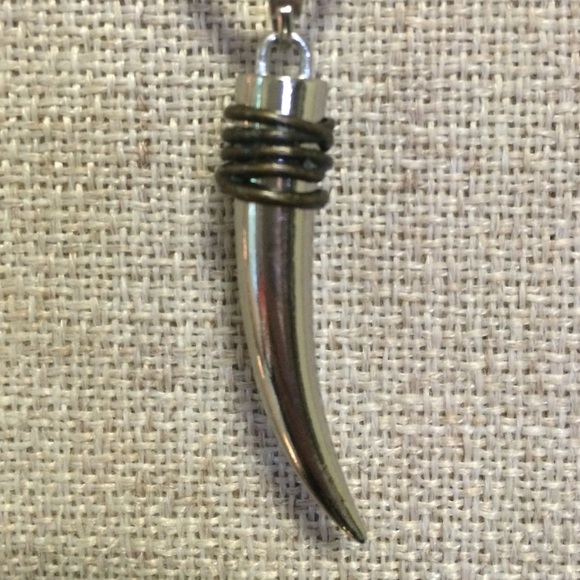Silver Shark Tooth Necklace