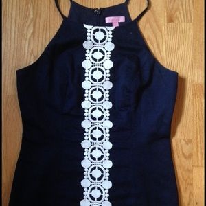 Lilly Pulitzer tank navy 2014